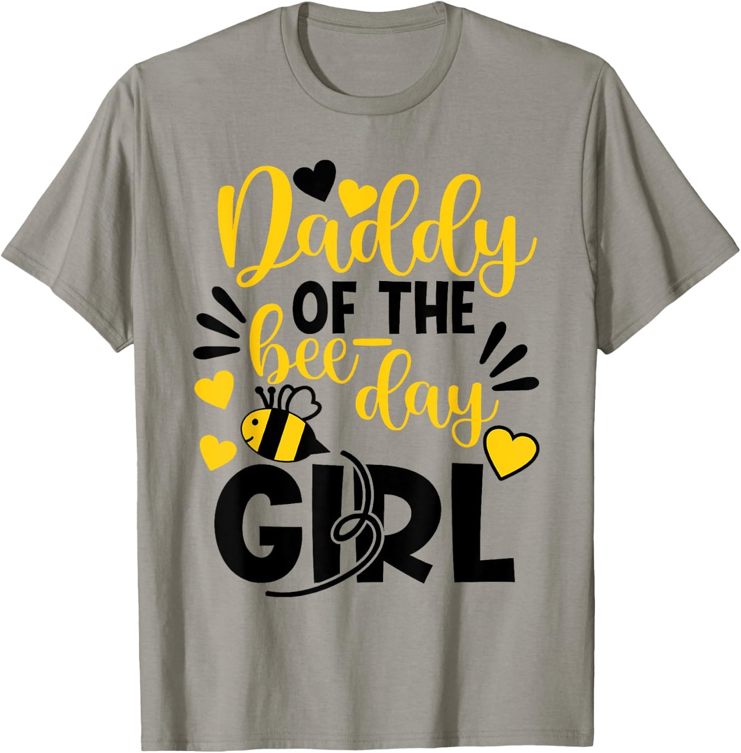 Daddy Of The Bee Day Girl Hive Party Matching Birthday T-Shirt - T-Shirt | Sand