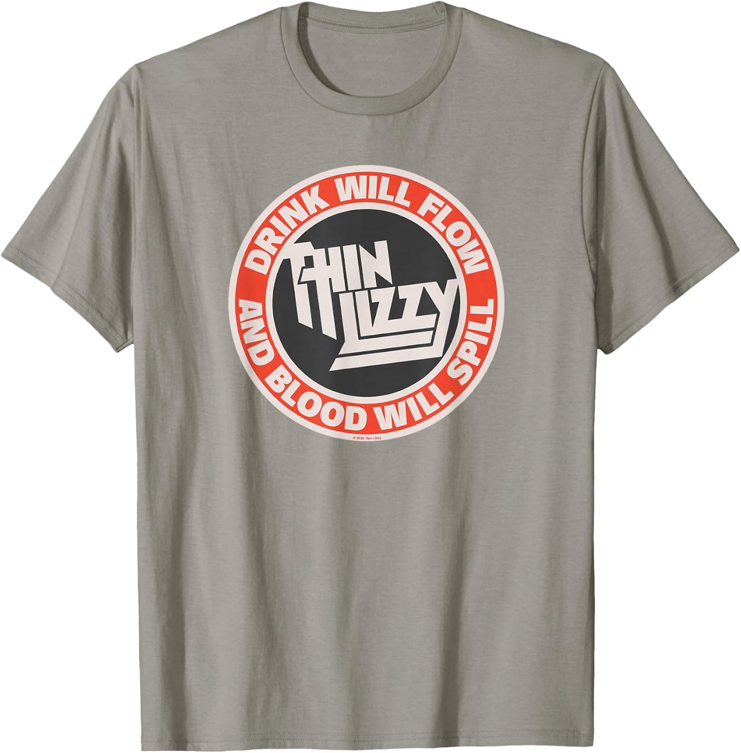 Thin Lizzy Drink Will Follow T-Shirt - T-Shirt | Sand