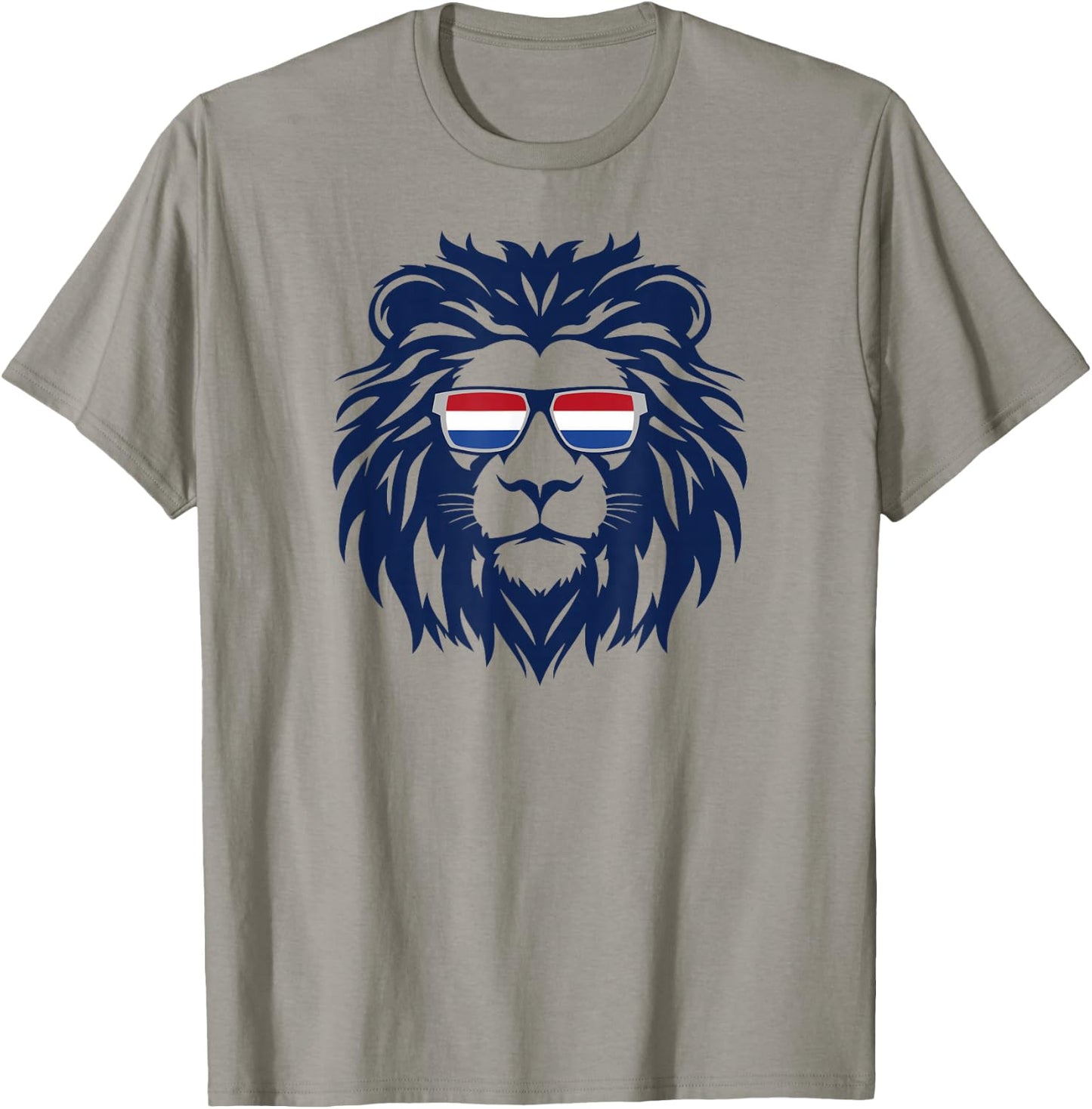Nederland Lion, Netherlands Flag. Holland Dutch, Orange T-Shirt - T-Shirt | Sand