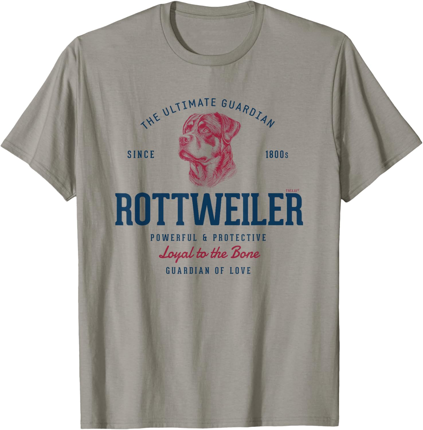 Retro-styled Vintage Rottweiler T-Shirt - T-Shirt | Sand