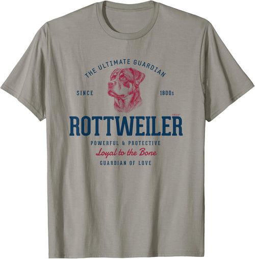 Retro-styled Vintage Rottweiler