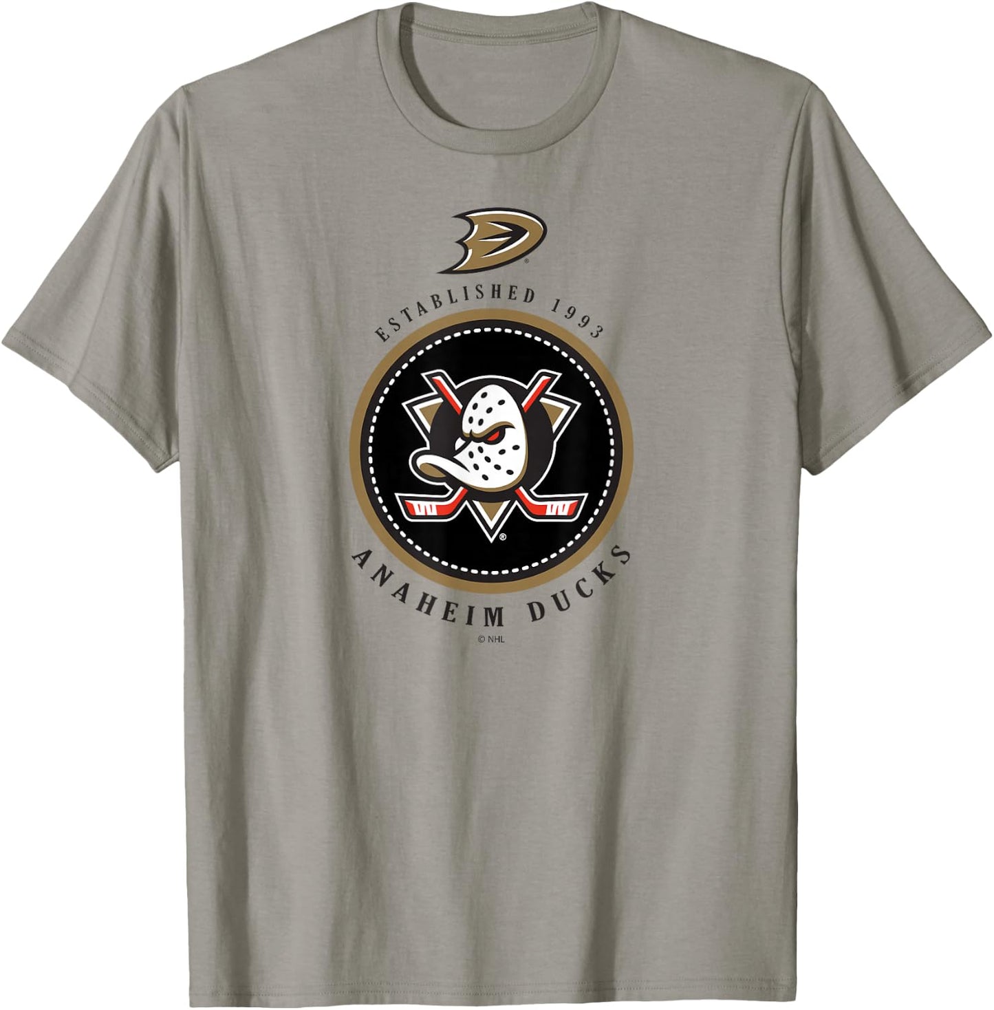 Anaheim Ducks Est 1993 Orange Officially Licensed T-Shirt - T-Shirt | Sand