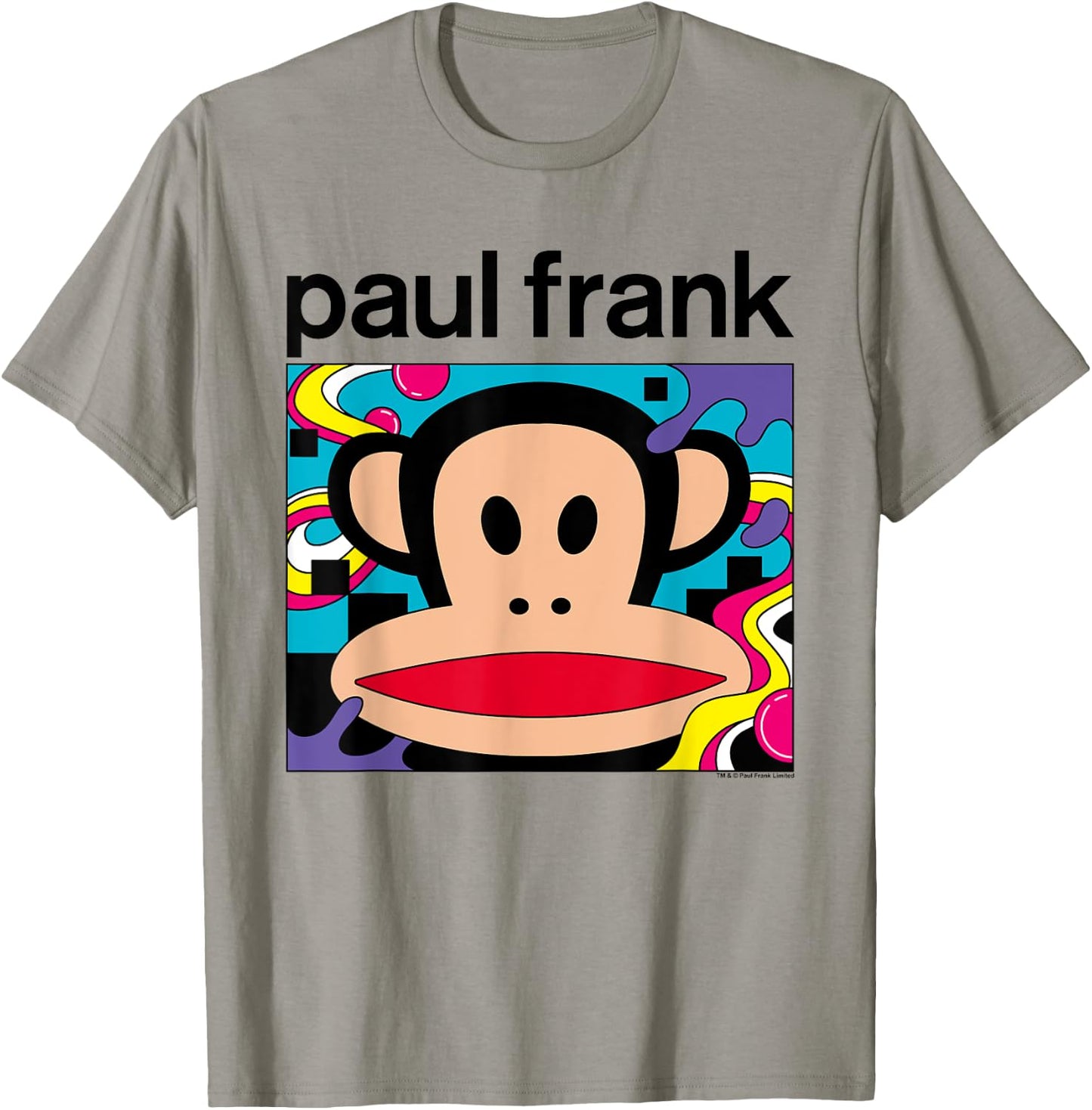 Paul Frank Julius Face Psychedelic Frame T-Shirt - T-Shirt | Sand