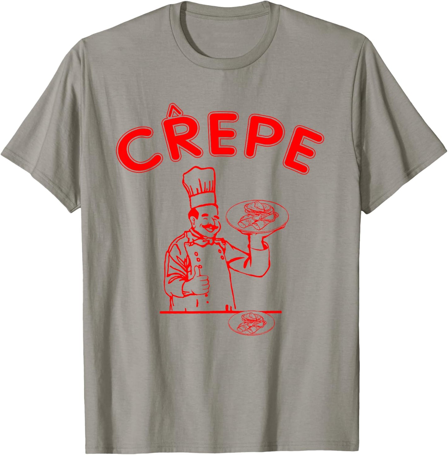 Crepe Crêpes lustig T-Shirt - T-Shirt | Sand