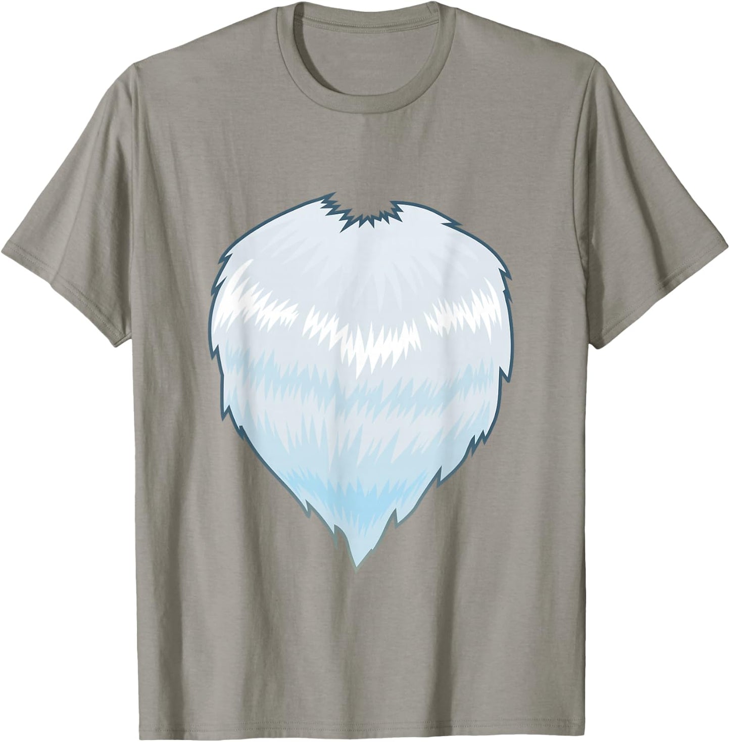 Fox Costume Furry Body Chest Cosplay Easy Halloween T-Shirt - T-Shirt | Sand