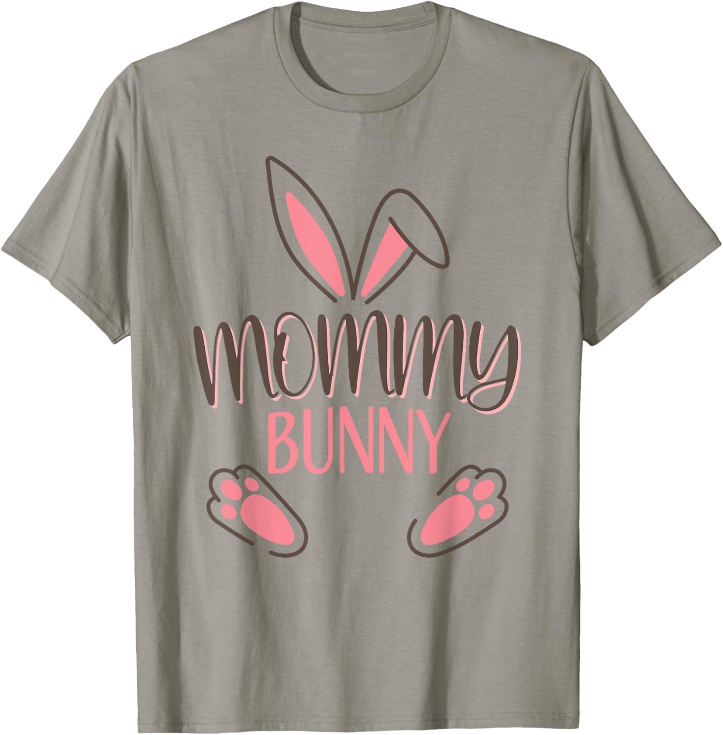 Mommy Bunny Easter Costume Mom Mother T-Shirt - T-Shirt | Sand