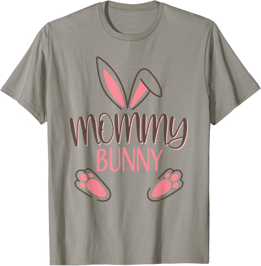 Mommy Bunny Easter Costume Mom Mother T-Shirt - T-Shirt | Sand