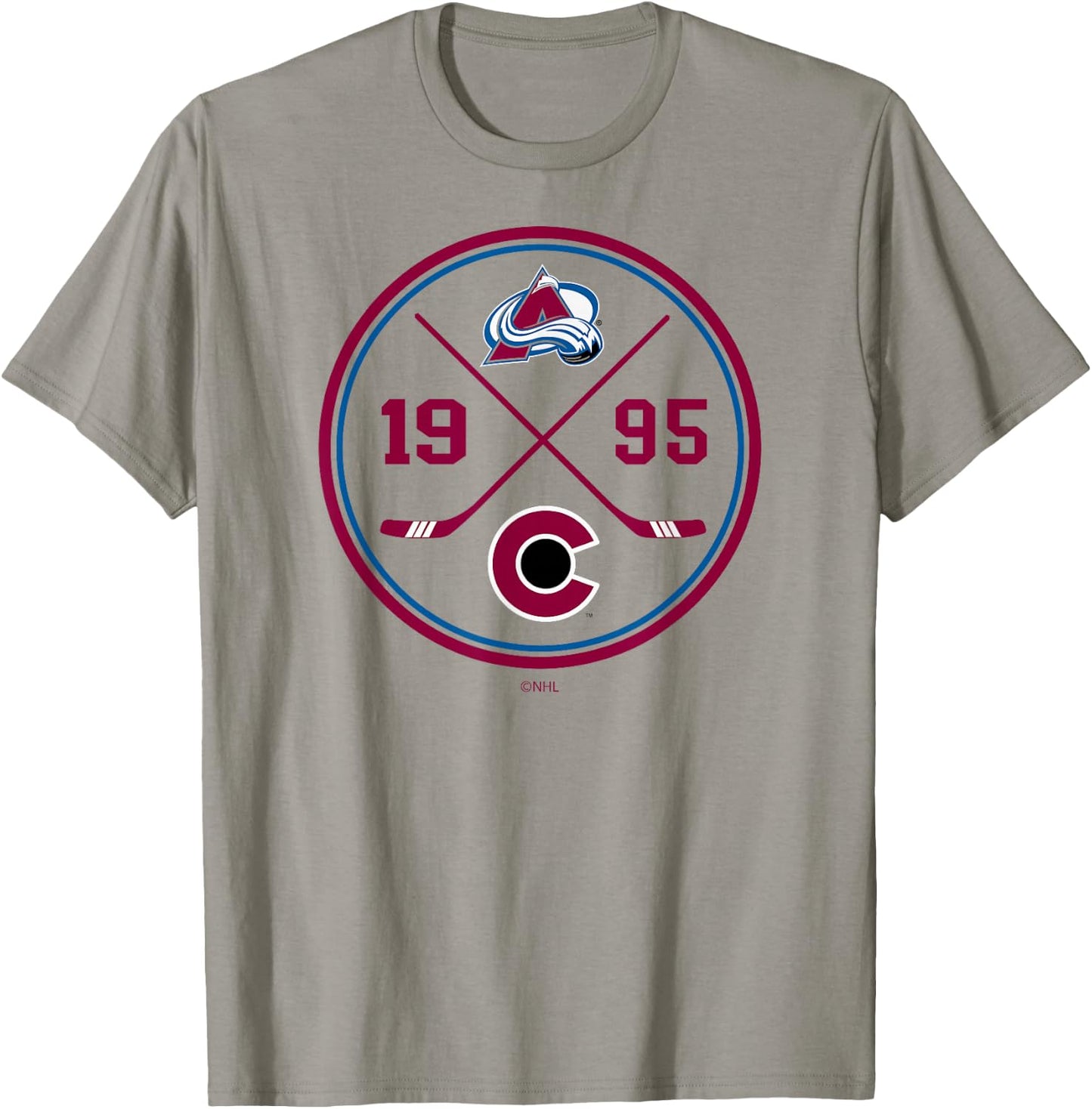 Colorado Avalanche Prize Gray Officially Licensed T-Shirt - T-Shirt | Sand