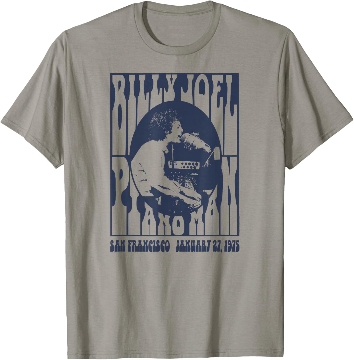 Billy Joel - Piano Man, 1975 T-Shirt - T-Shirt | Sand