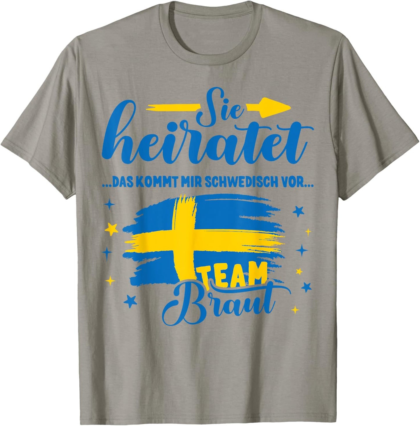 JGA Frauen Schweden Poltern Junggesellinnenabschied T-Shirt - T-Shirt | Sand