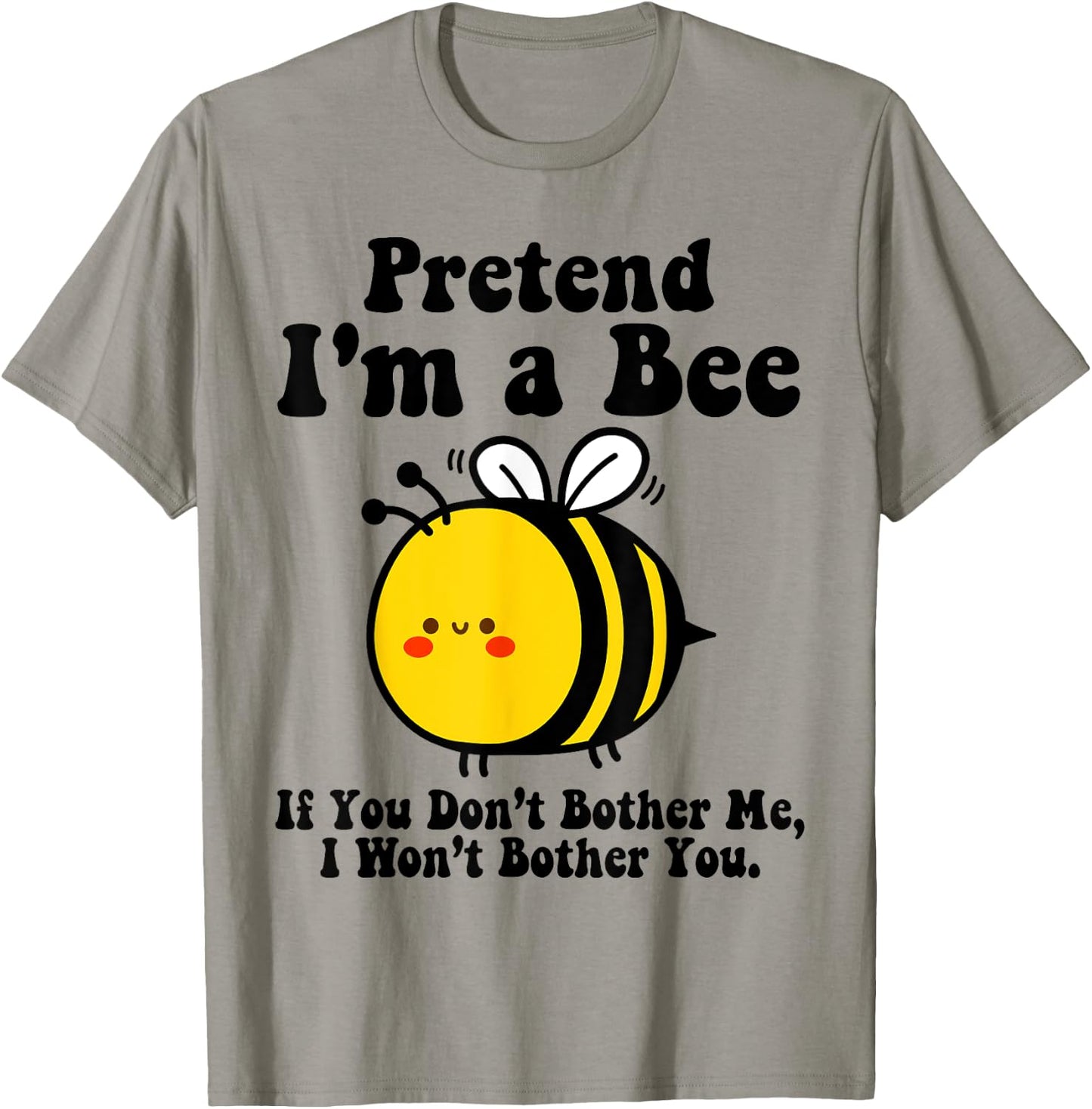 Pretend I'm a Bee Halloween Yellow Costume Men Women Boys T-Shirt - T-Shirt | Sand