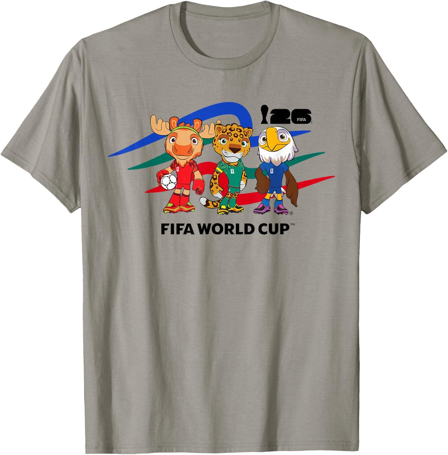 FIFA World CUP26 Host Country Maskottchen T-Shirt - T-Shirt | Sand