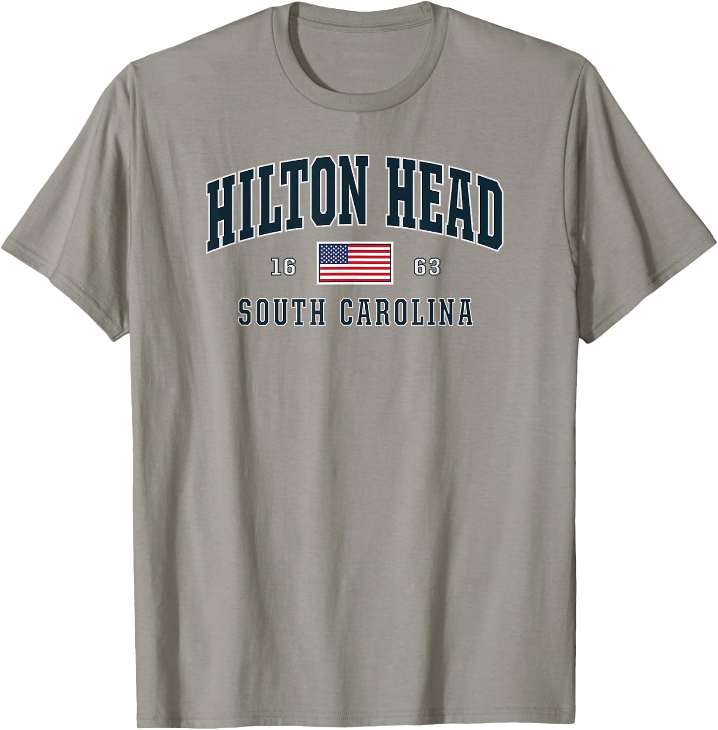 Hilton Head SC South Carolina USA Flag Patriotic T-Shirt - T-Shirt | Sand