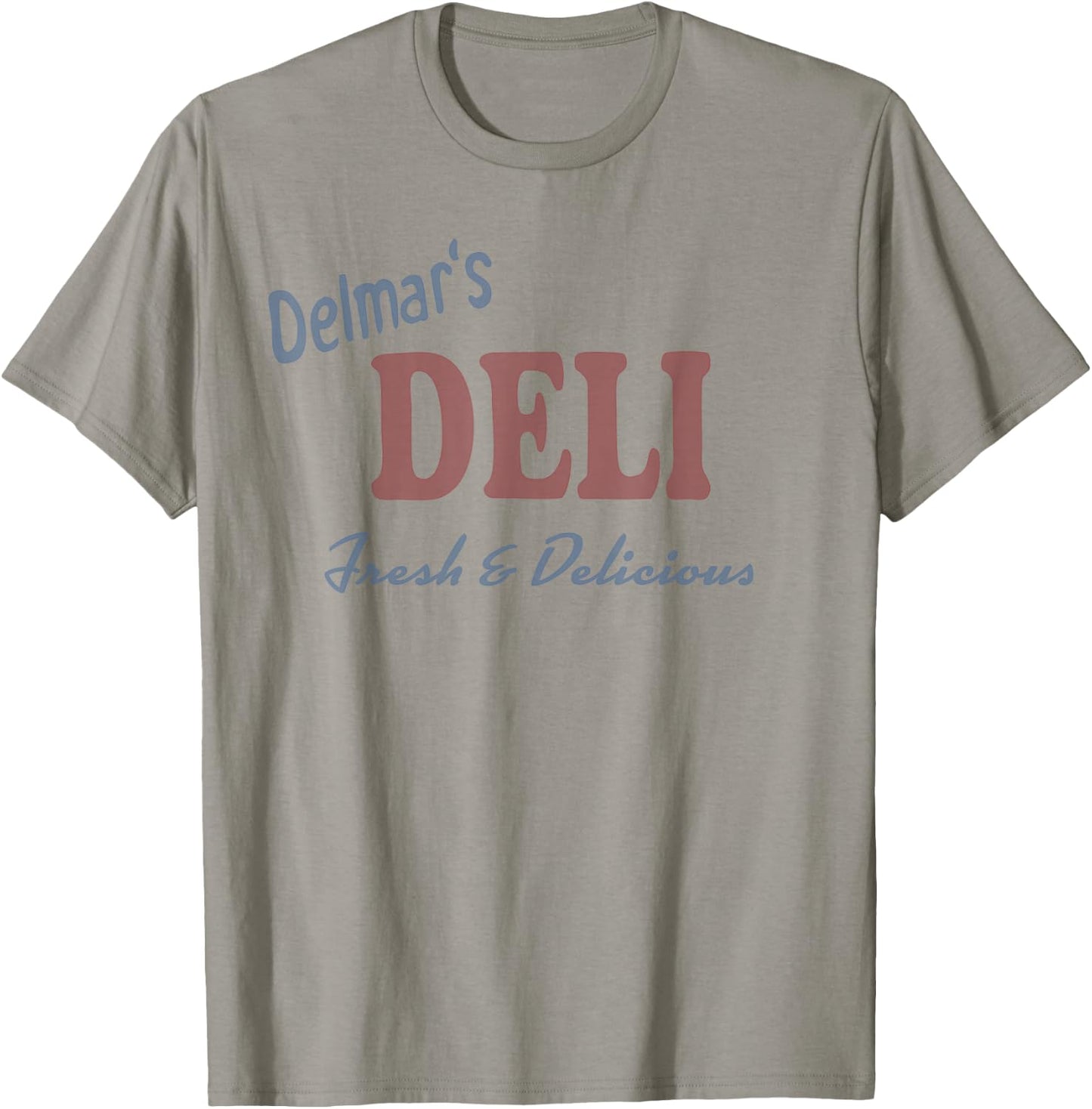 Marvel Studios Spider-Man: BND Movie 2026 Delmar's Deli Logo T-Shirt - T-Shirt | Sand