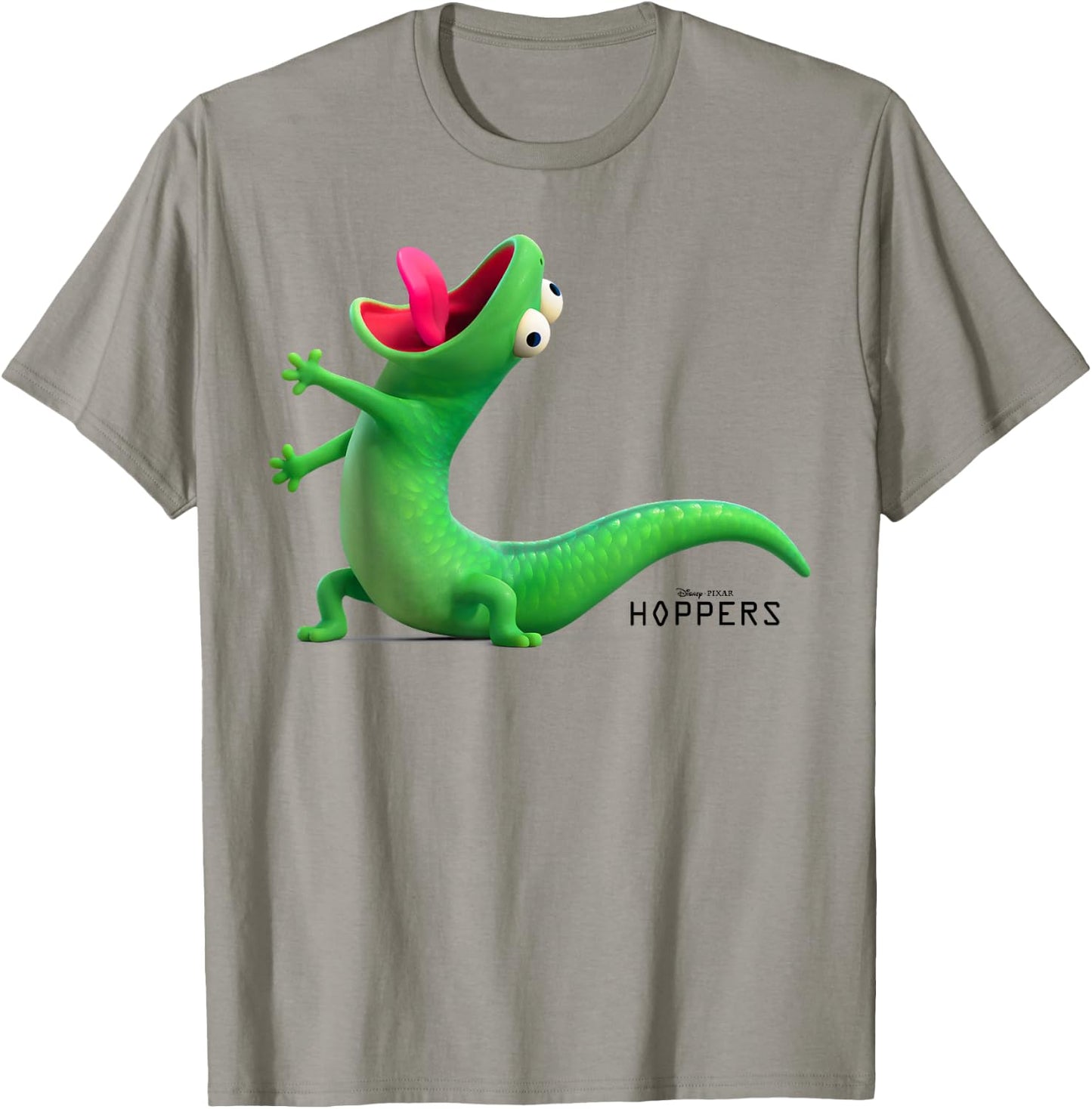 Disney Pixar Hoppers Tom Lizard Yelling Funny Pose T-Shirt - T-Shirt | Sand