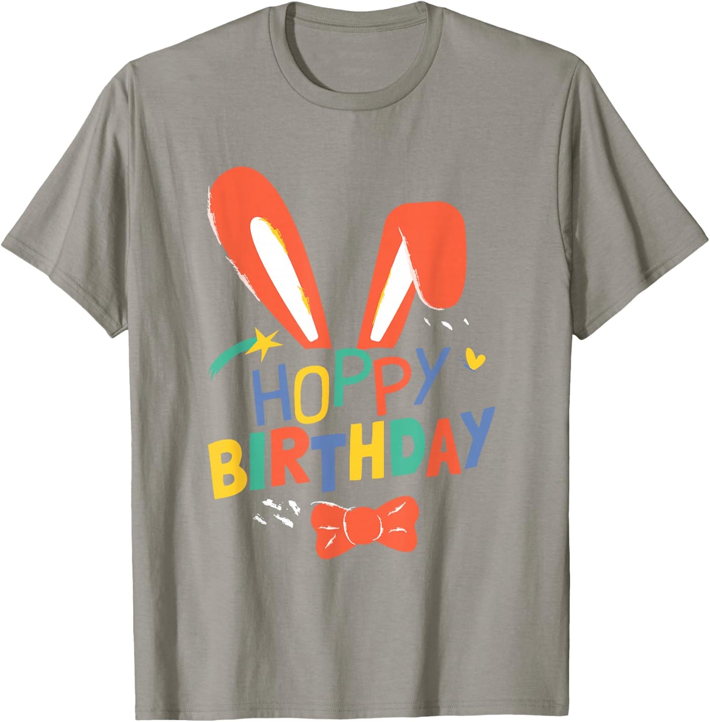 Hoppy Birthday Happy Easter Birthday T-Shirt - T-Shirt | Sand