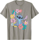 Lilo And Stitch Circle T-Shirt - T-Shirt | Sand