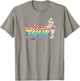 Looney Tunes Lola Bunny Love Cursive Rainbow T-Shirt - T-Shirt | Sand