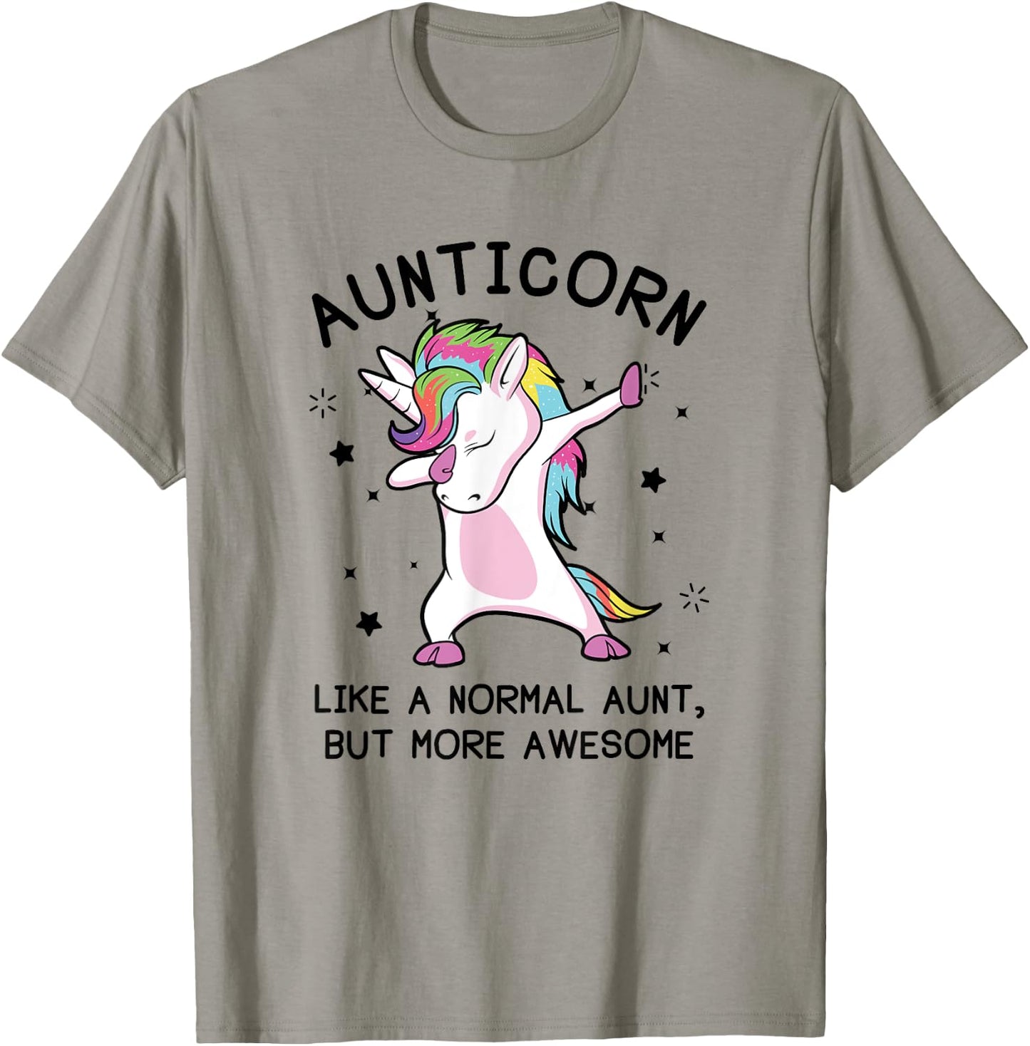 Aunt Unicorn Shirts, Aunticorn Awesome Unicorn Aunt T-Shirt - T-Shirt | Sand