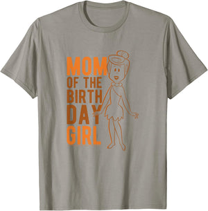 The Flintstones Wilma Flintstone Mom of The Birthday Girl T-Shirt - T-Shirt | Sand