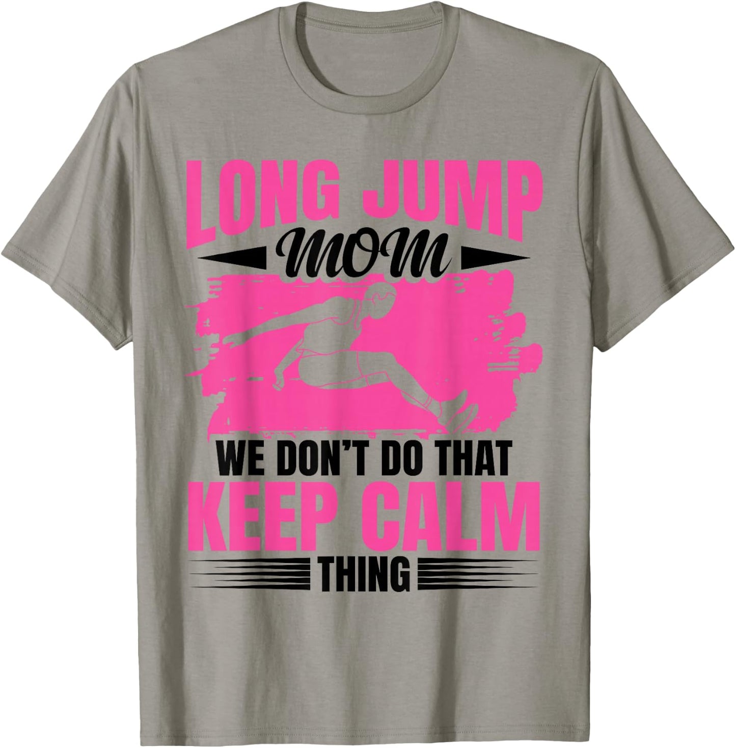 Long Jumper Spikes Track and Field Shoes Long Jump Athlete T-Shirt - T-Shirt | Sand