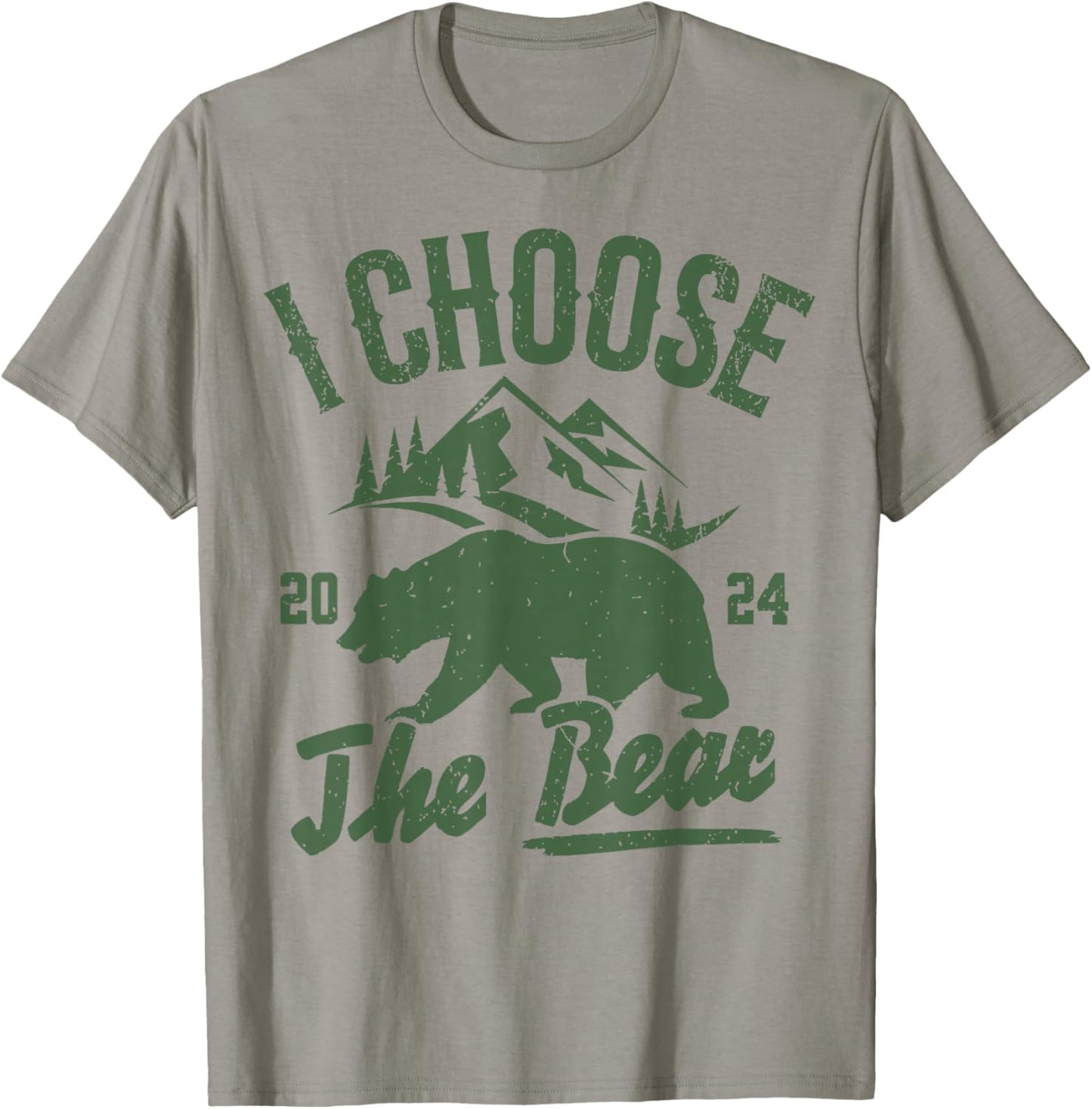 I Choose The Bear 2024 T-Shirt - T-Shirt | Sand