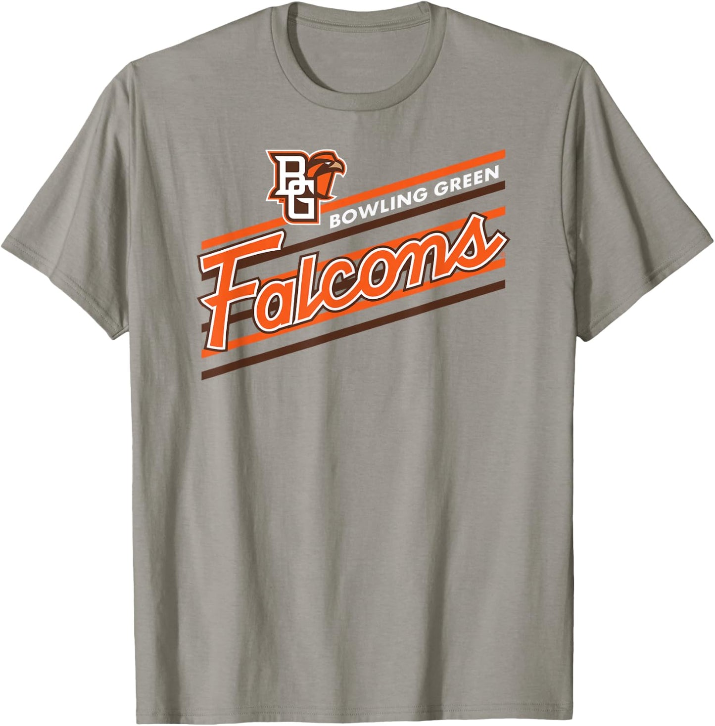 Bowling Green Falcons Retro Performer Gray T-Shirt - T-Shirt | Sand