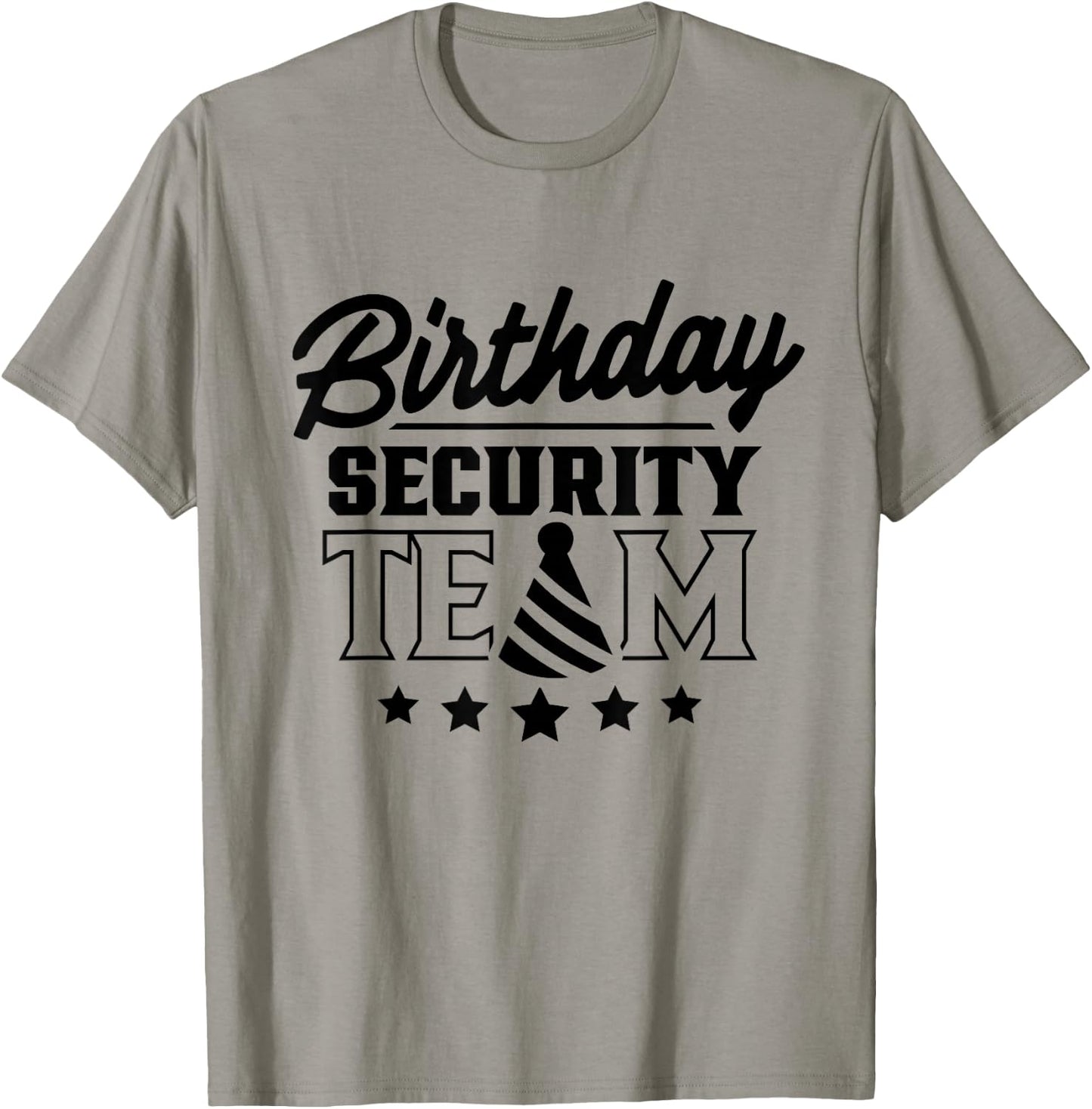 Geburtstag Security Team Bodyguard Job Officer T-Shirt - T-Shirt | Sand