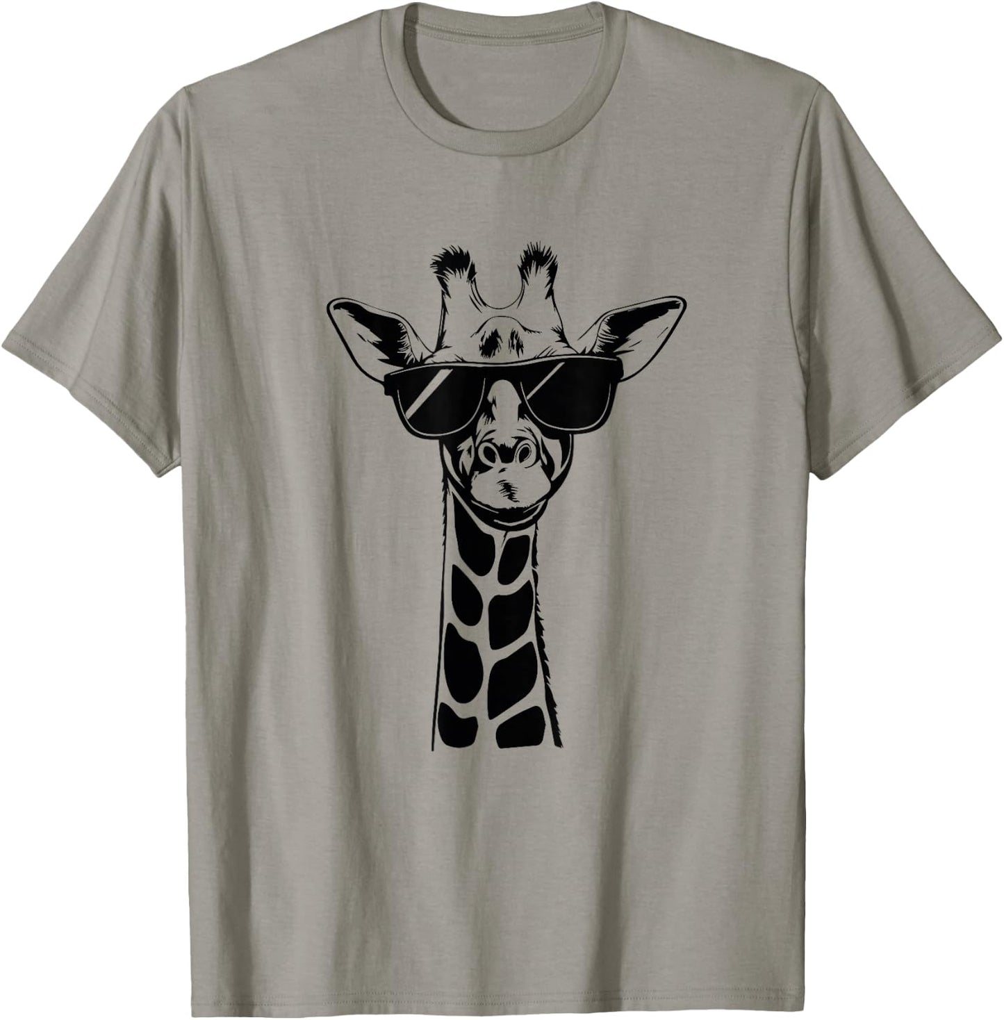 Sunglasses Giraffe T-Shirt - T-Shirt | Sand