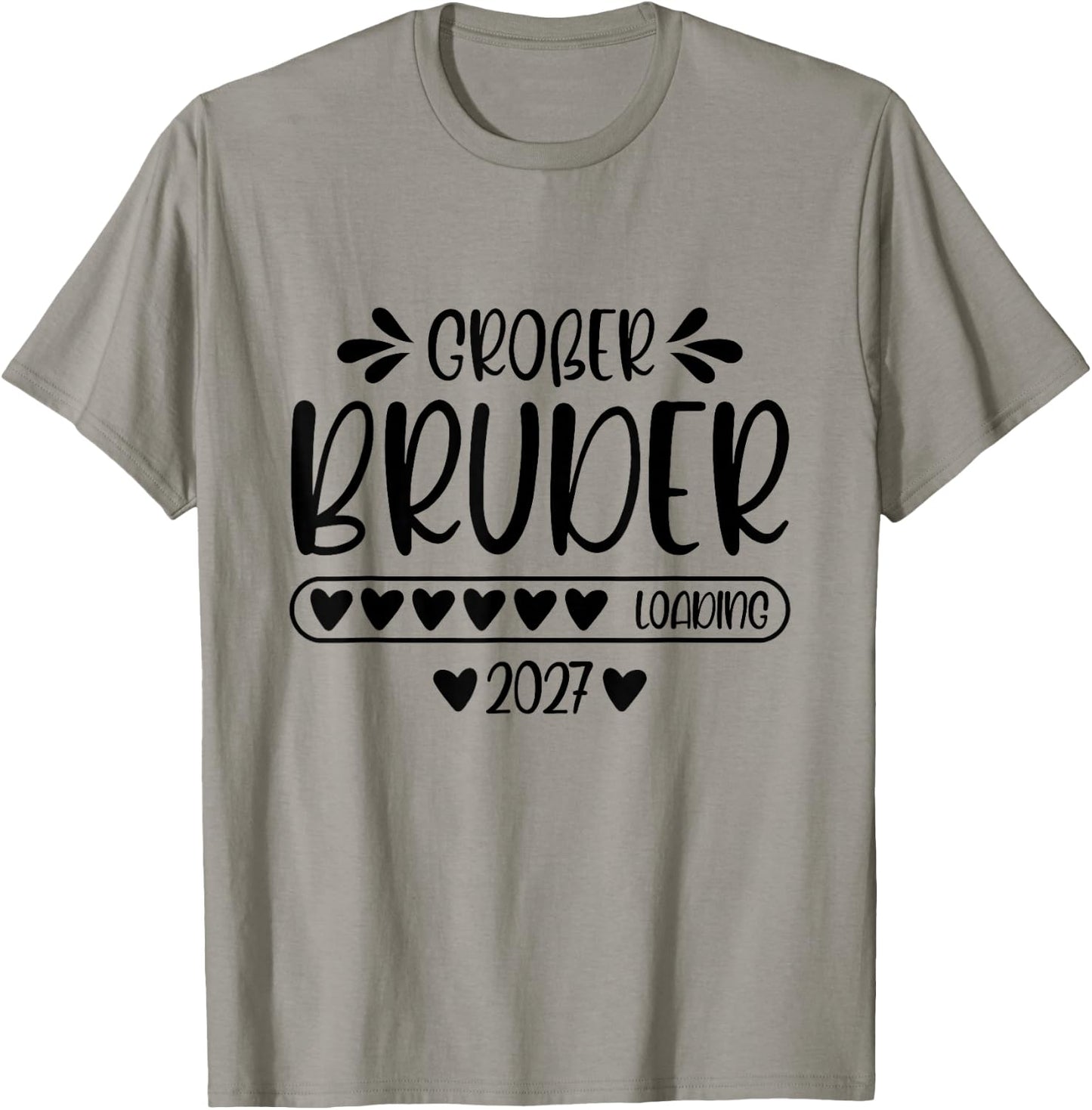 Großer Bruder 2027 Loading Schwangerschaft verkünden Kinder T-Shirt - T-Shirt | Sand