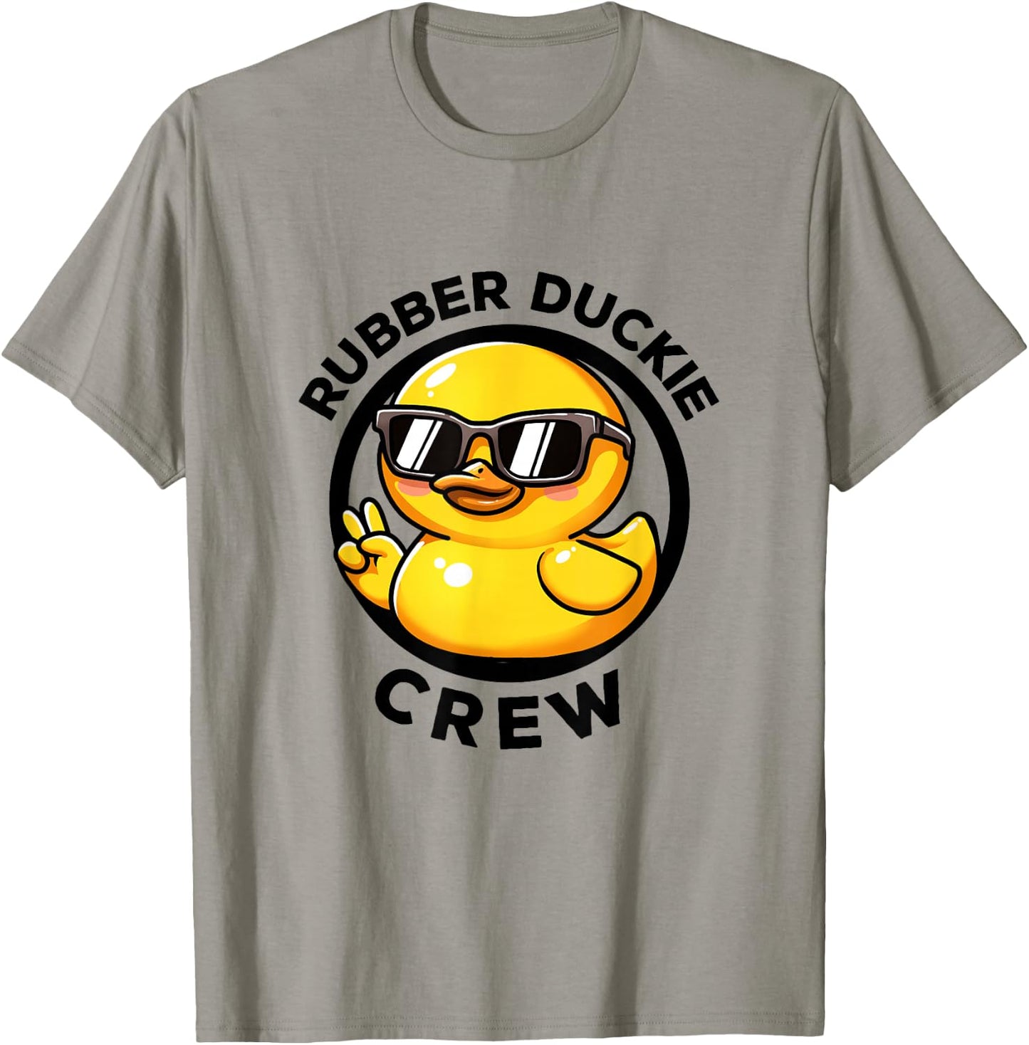 Rubber Duckie Crew I Love Ducks Lovers Funny Rubber Duck T-Shirt - T-Shirt | Sand