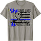 Nurses Blue Line She Saves Lives He Protects Them T-Shirt - T-Shirt | Sand