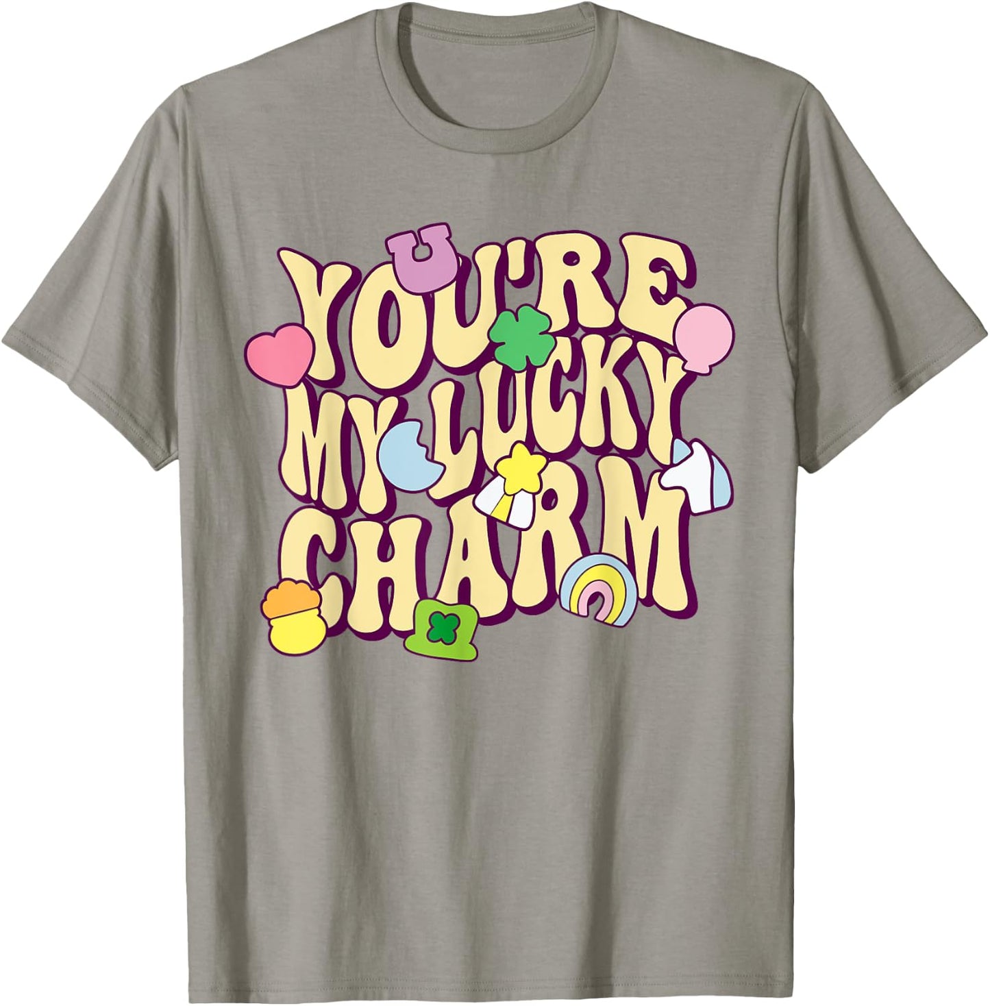 Groovy You're My Lucky Charm Feeling Lucky St.Patrick' Day T-Shirt - T-Shirt | Sand