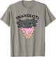 Snacks Pun Snaxolotl Ice Cream Axolotl Men Women Kids T-Shirt - T-Shirt | Sand