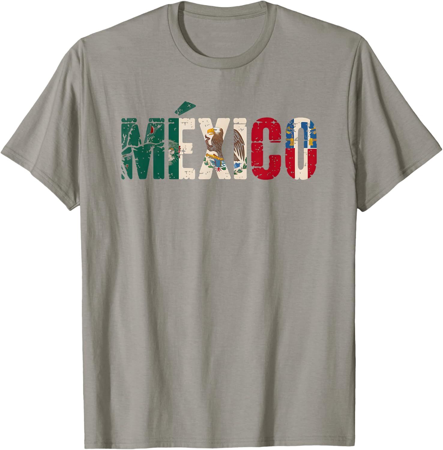 Proud Mexico Flag Country Mom Dad Roots Viva Mama Trip Cheer T-Shirt - T-Shirt | Sand