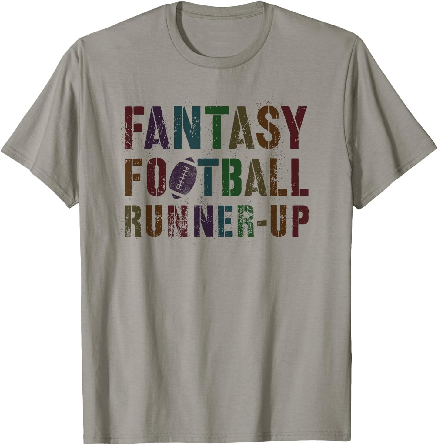 Classic Fantasy Football Runners-Up for Husband, Newcomer, Commish T-Shirt - T-Shirt | Sand