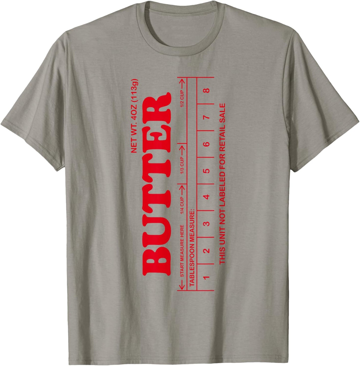 Butter Stick - Red funny T-Shirt - T-Shirt | Sand