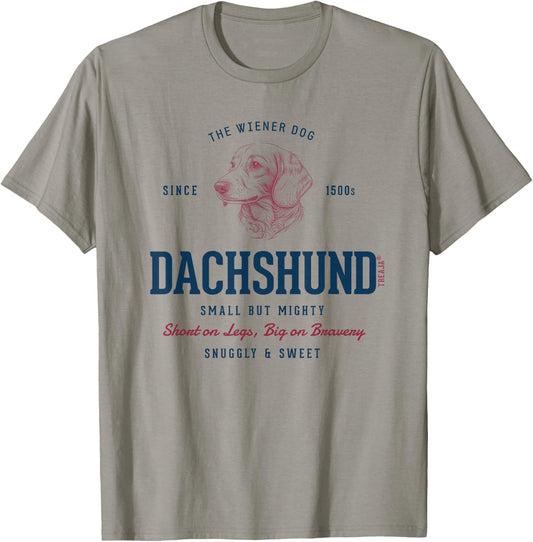 Retro Styled Vintage Dachshund T-Shirt - T-Shirt | Sand