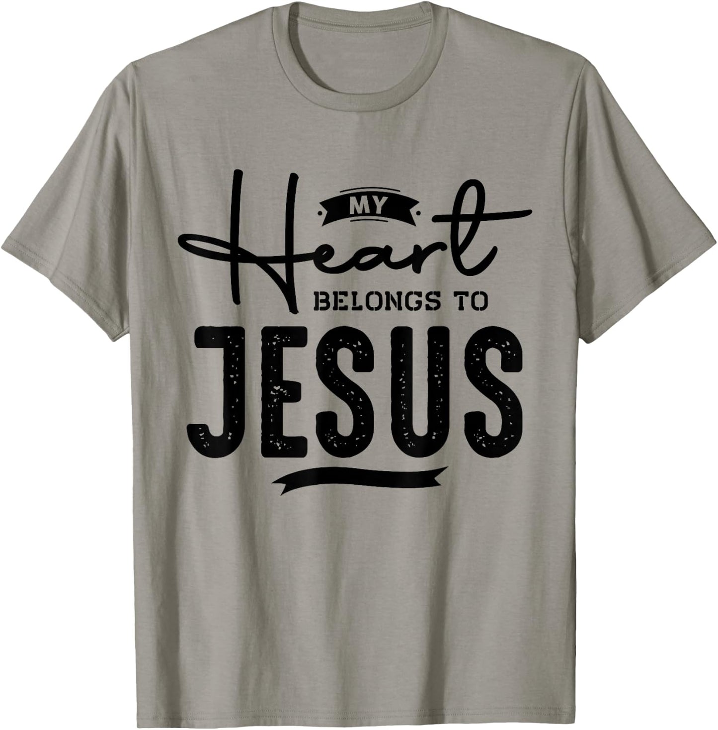 My Heart Belong To Jesus T-Shirt - T-Shirt | Sand