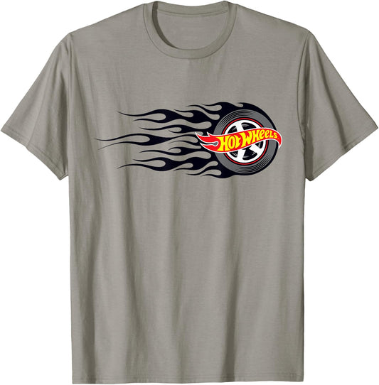 Hot Wheels Flaming Tire T-Shirt - T-Shirt | Sand