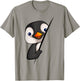 Pinguin Mädchen Jungen Kinder Damen Penguin T-Shirt - T-Shirt | Sand