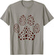 Dog Paw Brown Spots Dalmatian T-Shirt - T-Shirt | Sand