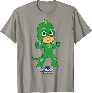 PJ Masks Gekko Greg Power Hero Portrait T-Shirt - T-Shirt | Sand