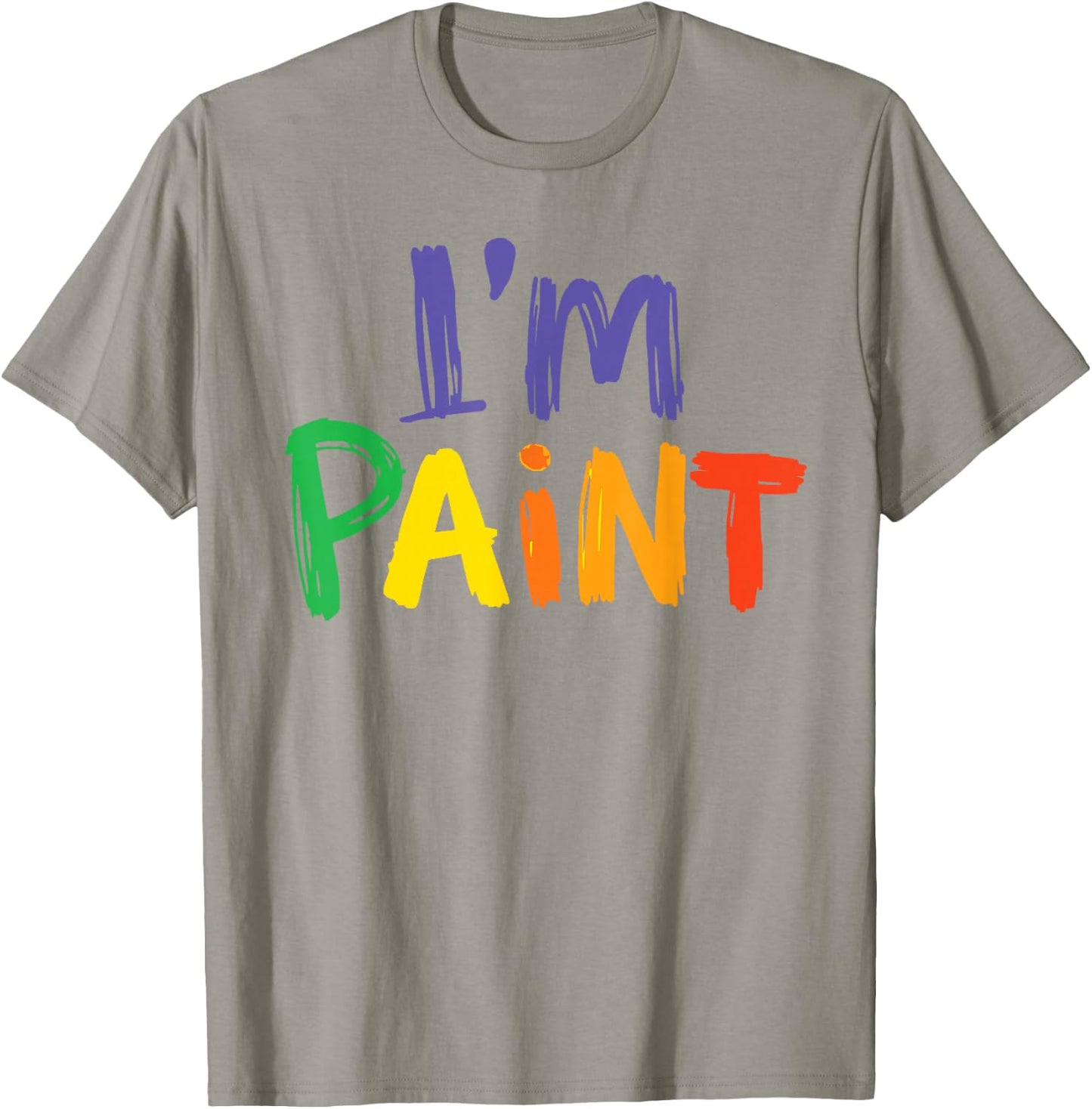 I Heart Love To Finger Paint I'm Paint Cute Couple Valentine T-Shirt - T-Shirt | Sand