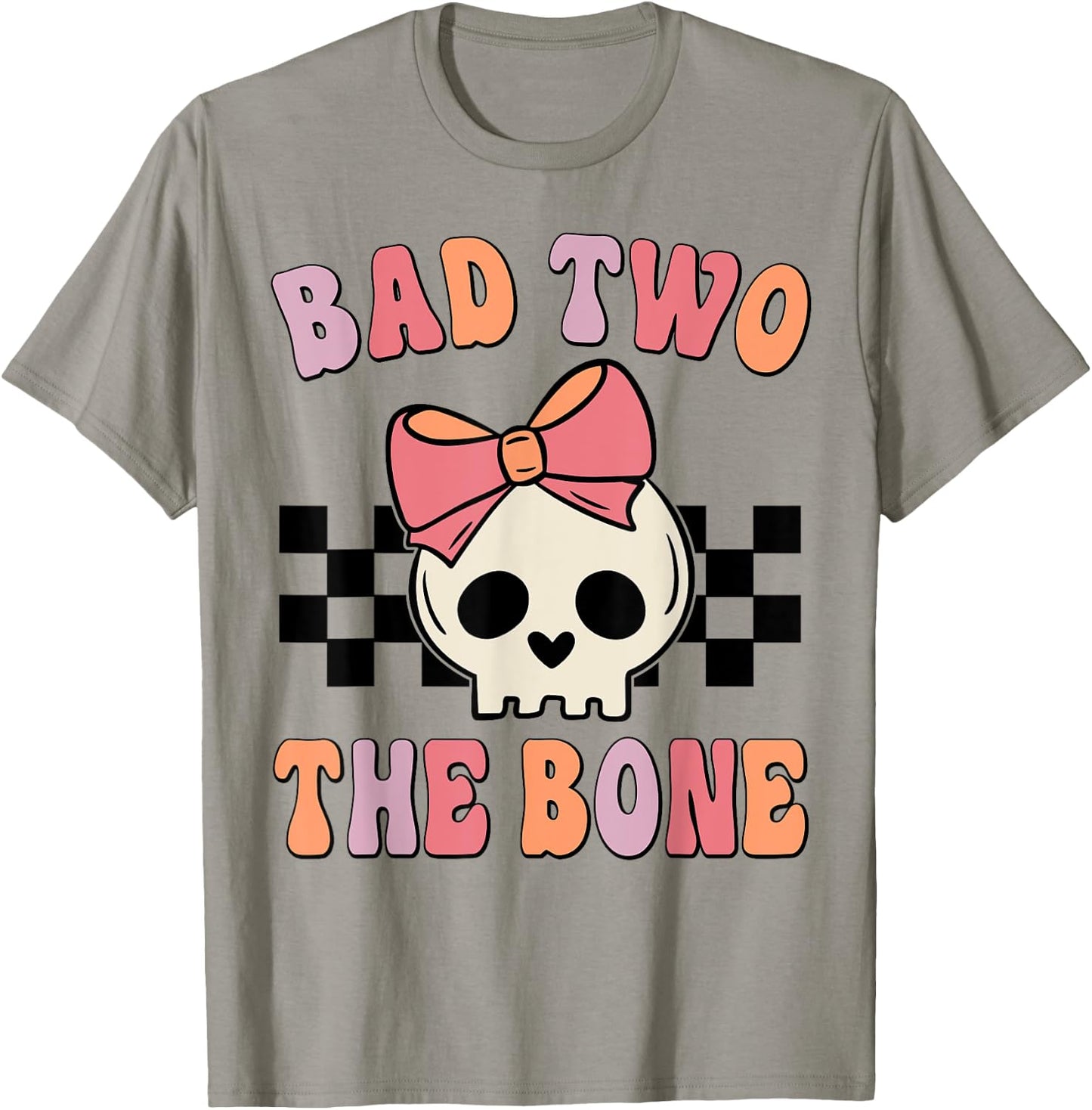 Bad Two the Bone Birthday 2 Years Old Birthday Kid Girl T-Shirt - T-Shirt | Sand