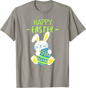 Children's Toddler Boys Easter Shirt Funny Easter Shirts Rabbit Easter , blue T-Shirt - T-Shirt | Sand