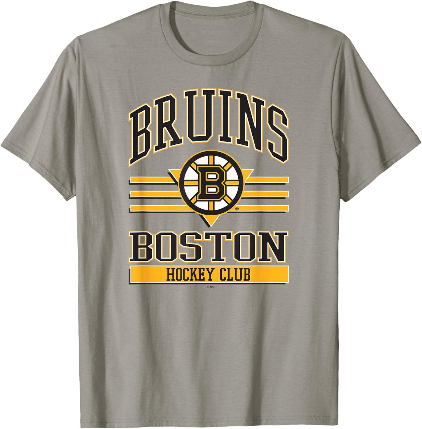 Boston Bruins Hockey Club Gray Officially Licensed T-Shirt - T-Shirt | Sand