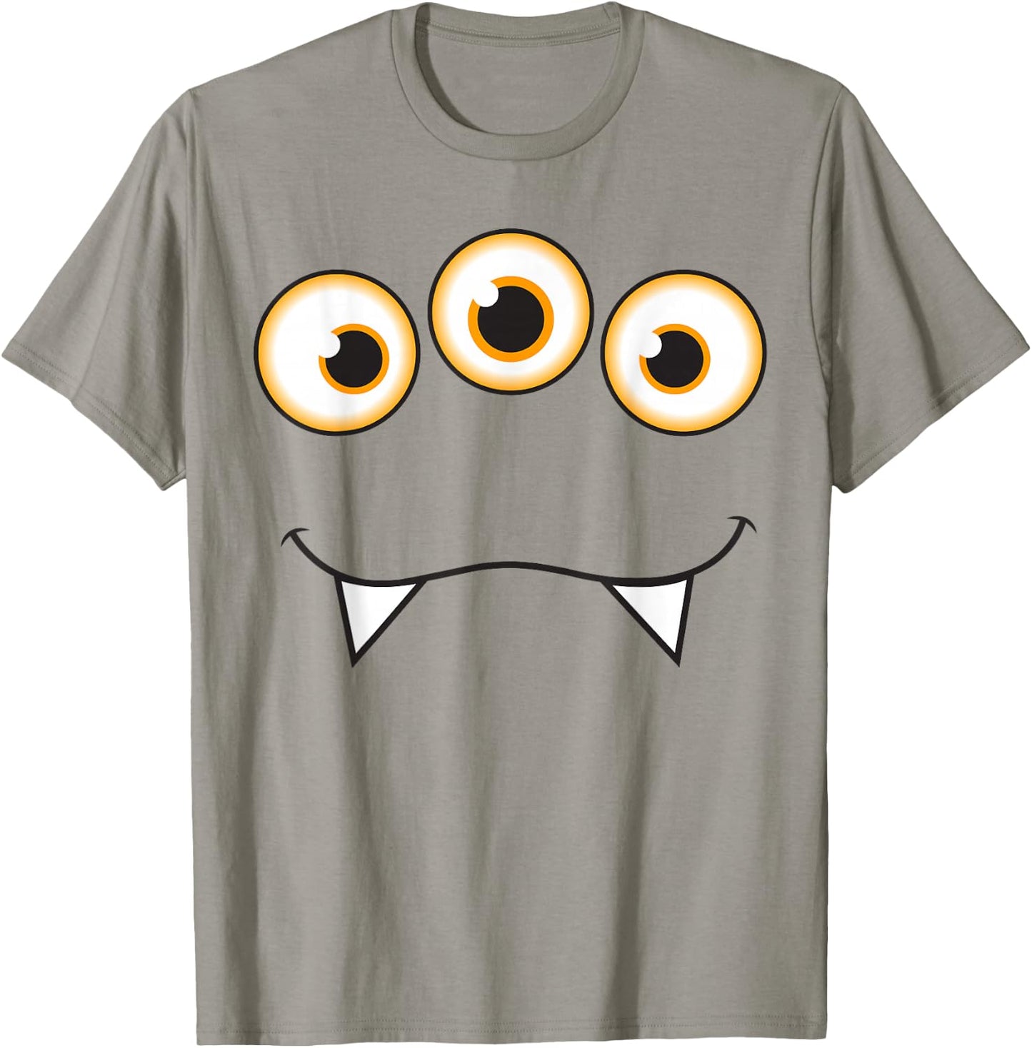 Monster Face Halloween - Cute Monster Costume , blue T-Shirt - T-Shirt | Sand