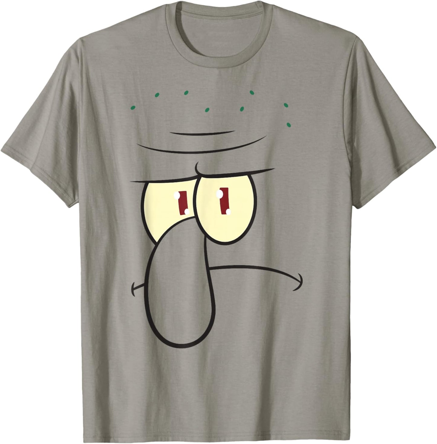 SpongeBob SquarePants Halloween Grumpy Squidward Costume T-Shirt - T-Shirt | Sand