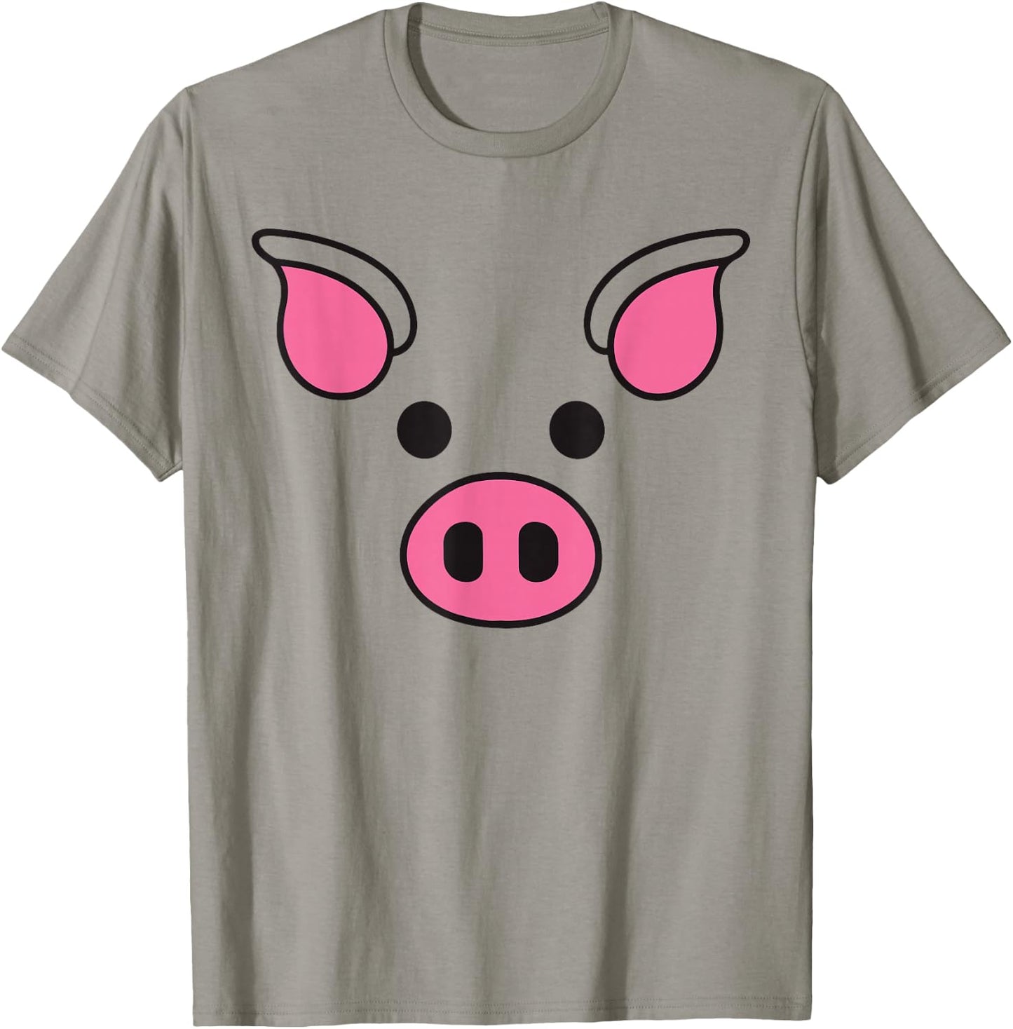Pig Face Costume for Adult, Child, Men and Women T-Shirt - T-Shirt | Sand